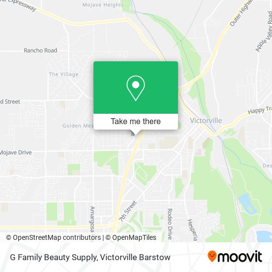 G Family Beauty Supply map