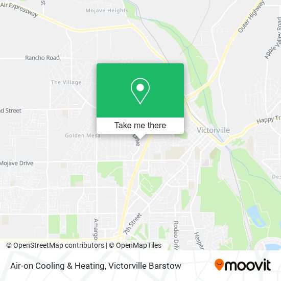 Air-on Cooling & Heating map