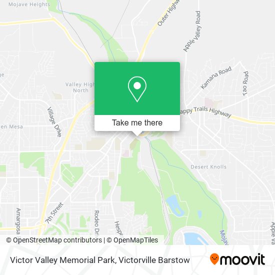 Mapa de Victor Valley Memorial Park