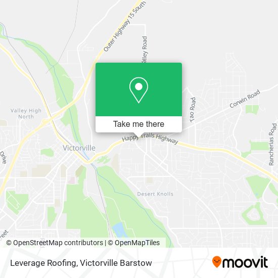 Mapa de Leverage Roofing