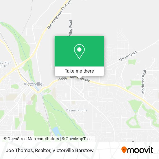 Joe Thomas, Realtor map