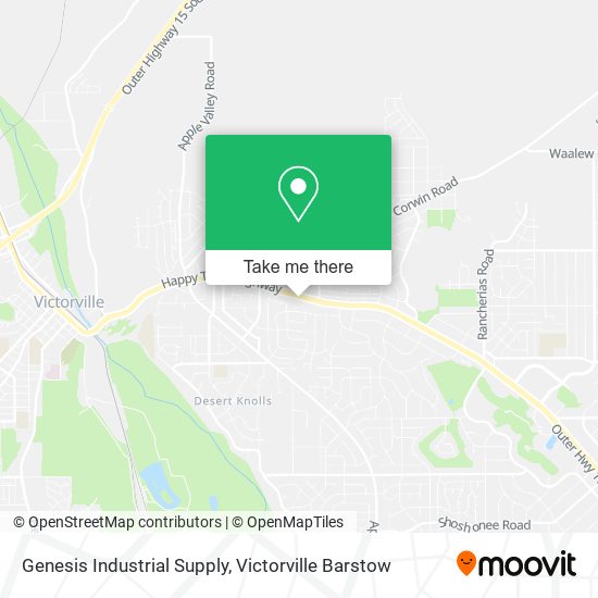 Genesis Industrial Supply map