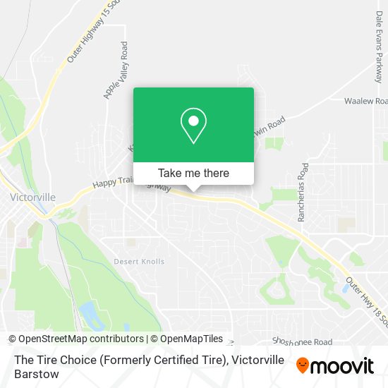 Mapa de The Tire Choice (Formerly Certified Tire)