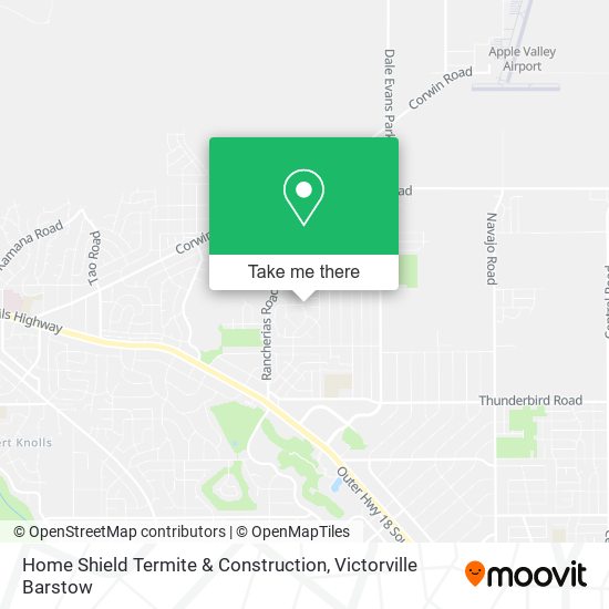 Home Shield Termite & Construction map