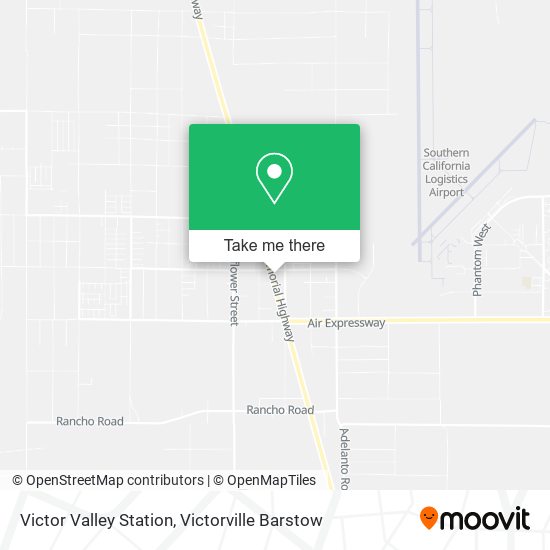 Victor Valley Station map