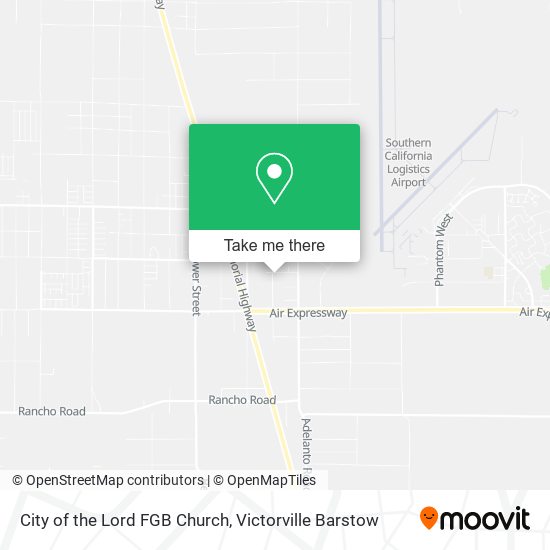 City of the Lord FGB Church map