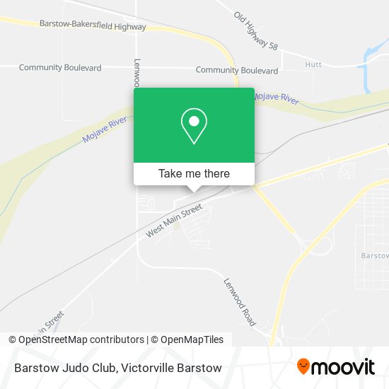 Mapa de Barstow Judo Club