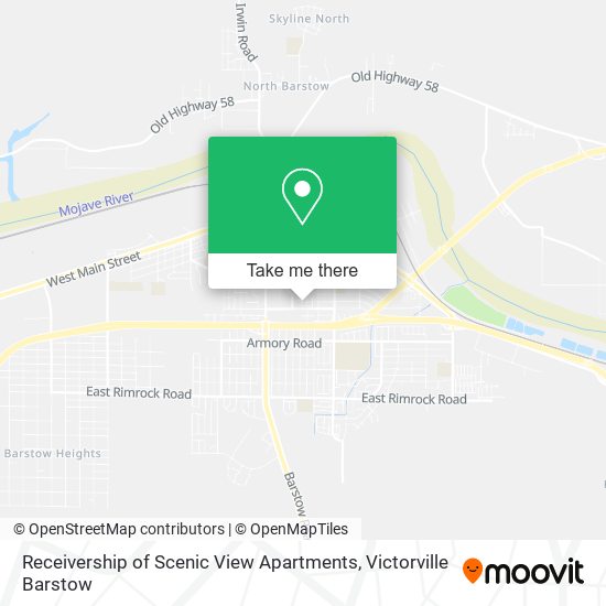 Receivership of Scenic View Apartments map