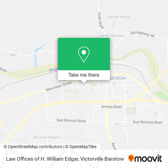Law Offices of H. William Edgar map