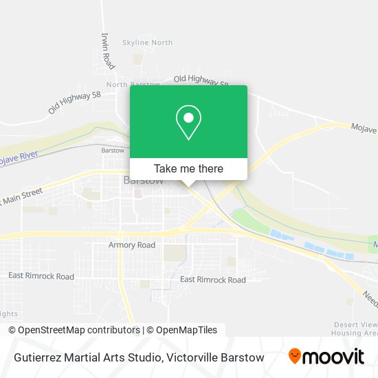 Mapa de Gutierrez Martial Arts Studio