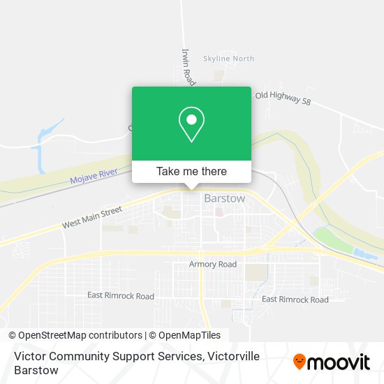 Mapa de Victor Community Support Services