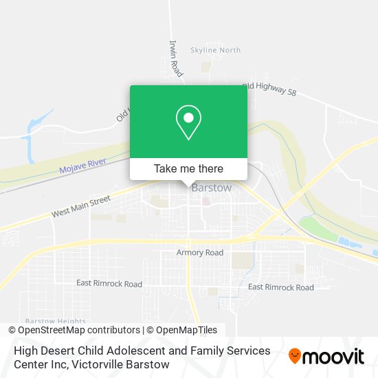 Mapa de High Desert Child Adolescent and Family Services Center Inc