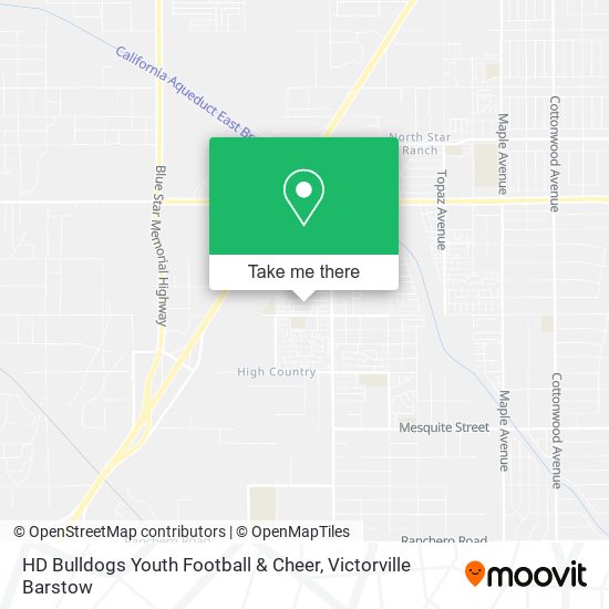 Mapa de HD Bulldogs Youth Football & Cheer