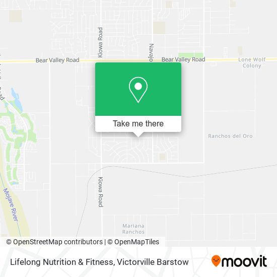 Lifelong Nutrition & Fitness map