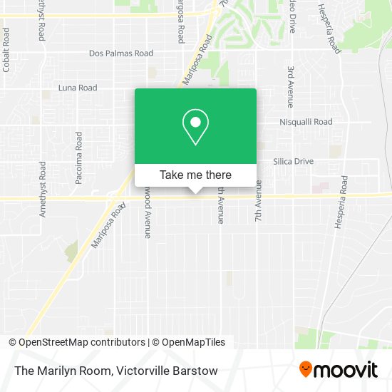 The Marilyn Room map