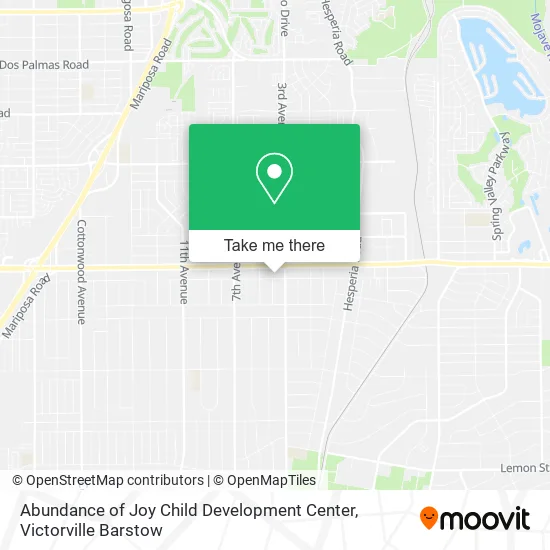 Mapa de Abundance of Joy Child Development Center