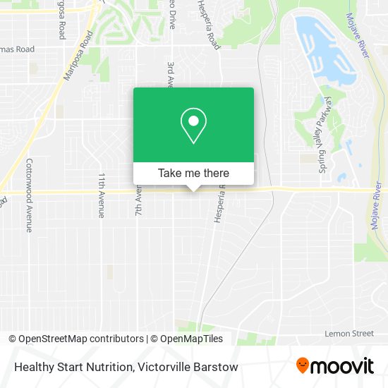 Healthy Start Nutrition map