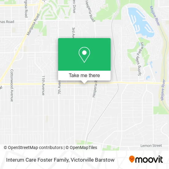 Mapa de Interum Care Foster Family
