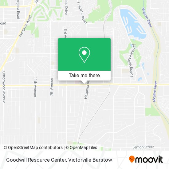 Goodwill Resource Center map