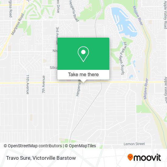 Travo Sure map