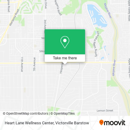 Heart Lane Wellness Center map