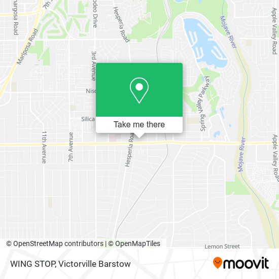 WING STOP map