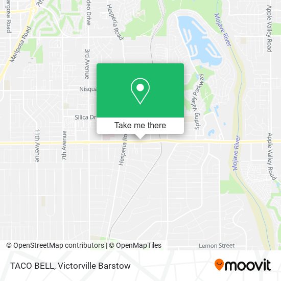 Mapa de TACO BELL