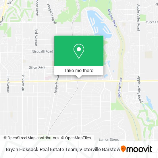Bryan Hossack Real Estate Team map