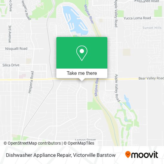 Mapa de Dishwasher Appliance Repair