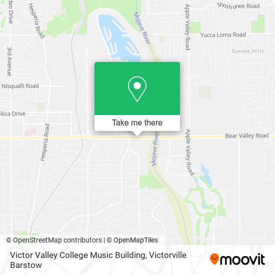 Victor Valley College Music Building map