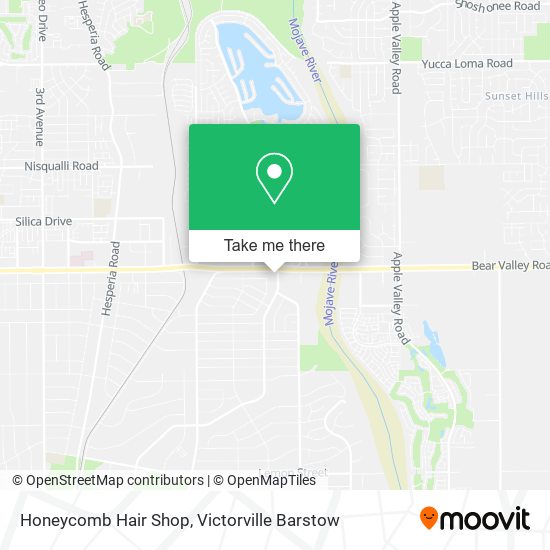 Honeycomb Hair Shop map