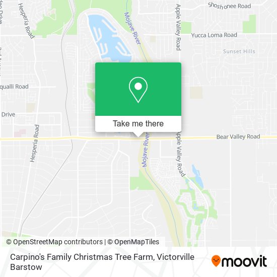 Carpino's Family Christmas Tree Farm map