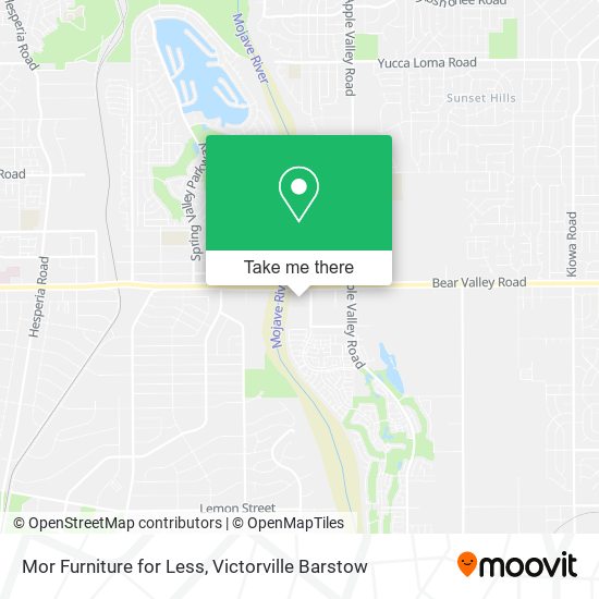 Mapa de Mor Furniture for Less