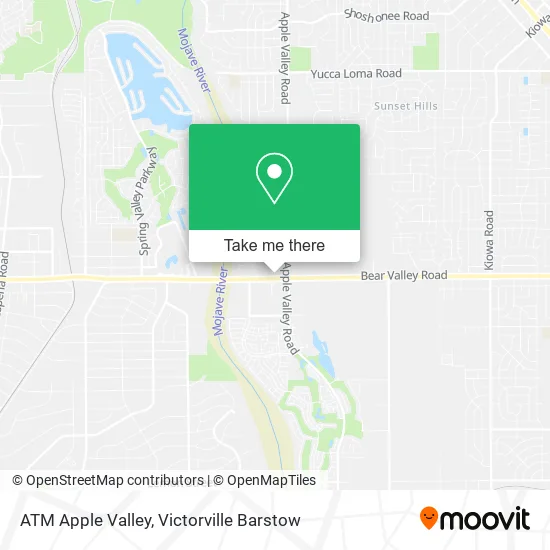 ATM Apple Valley map