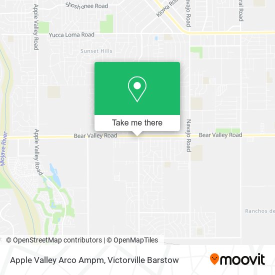 Mapa de Apple Valley Arco Ampm