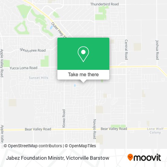 Jabez Foundation Ministr map