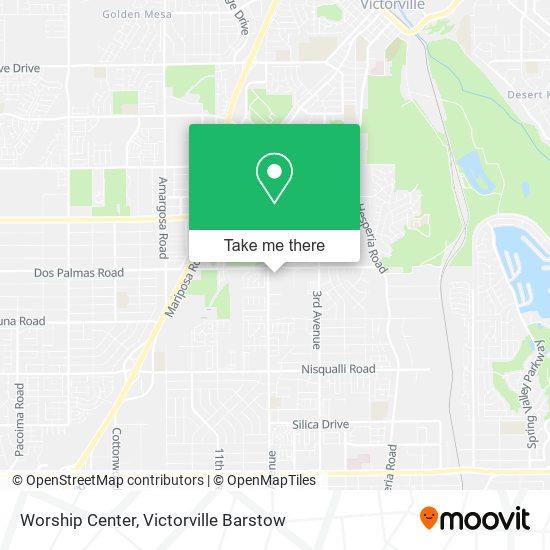 Worship Center map