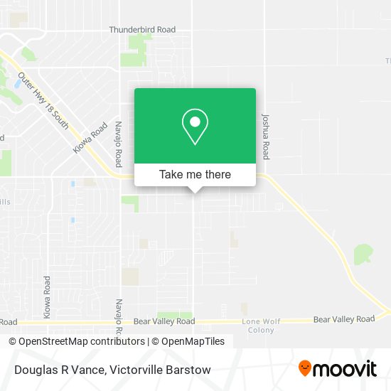 Douglas R Vance map