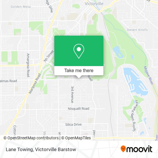 Mapa de Lane Towing