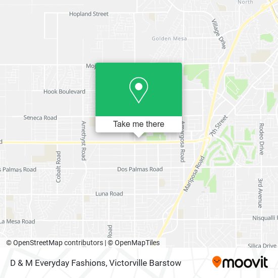 Mapa de D & M Everyday Fashions