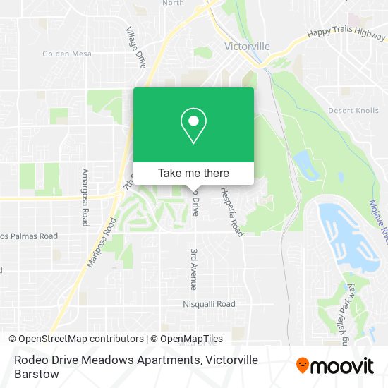Mapa de Rodeo Drive Meadows Apartments