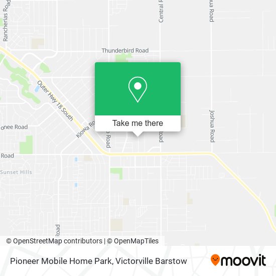 Pioneer Mobile Home Park map