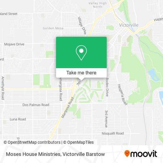 Moses House Ministries map