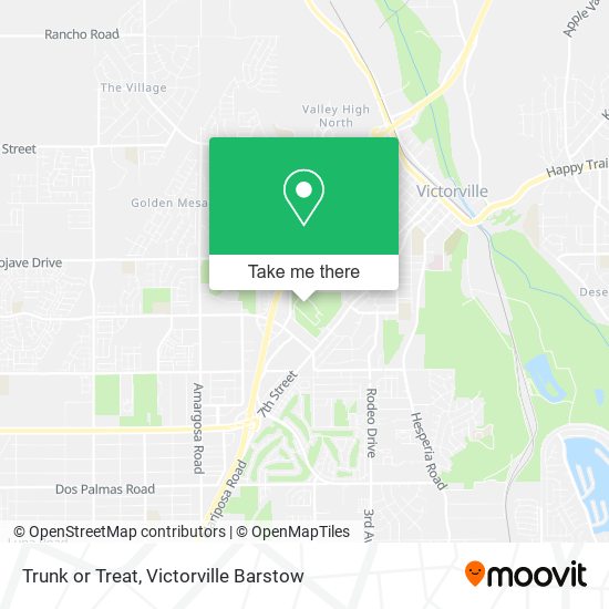 Mapa de Trunk or Treat
