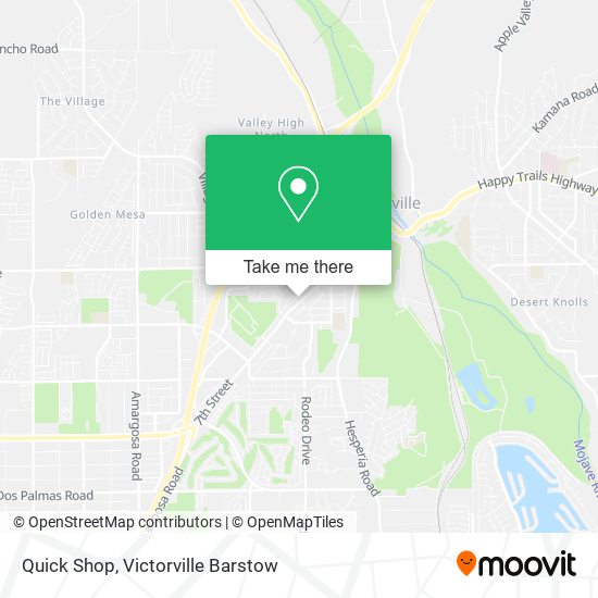 Mapa de Quick Shop