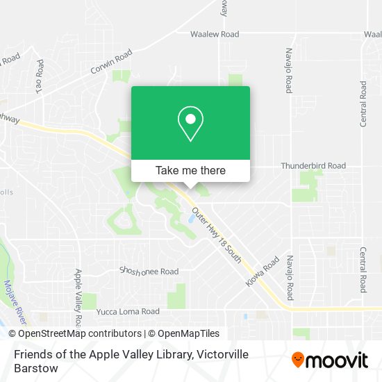 Mapa de Friends of the Apple Valley Library