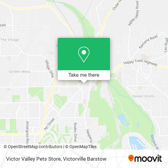 Victor Valley Pets Store map