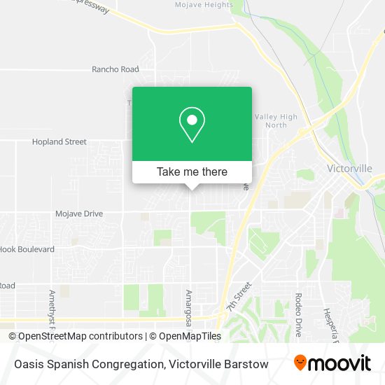 Oasis Spanish Congregation map