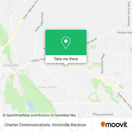 Mapa de Charter Communications