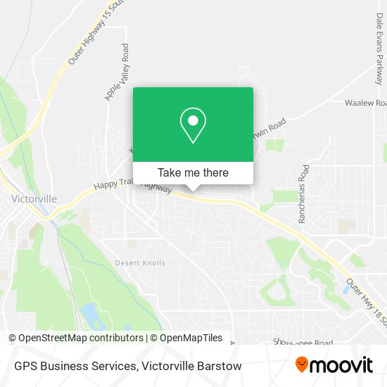 Mapa de GPS Business Services